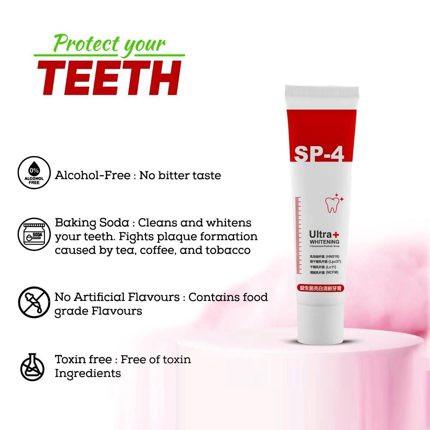 Probiotic Teeth Whitening Toothpaste |đ„SALE FLAT 50% OFFđ„